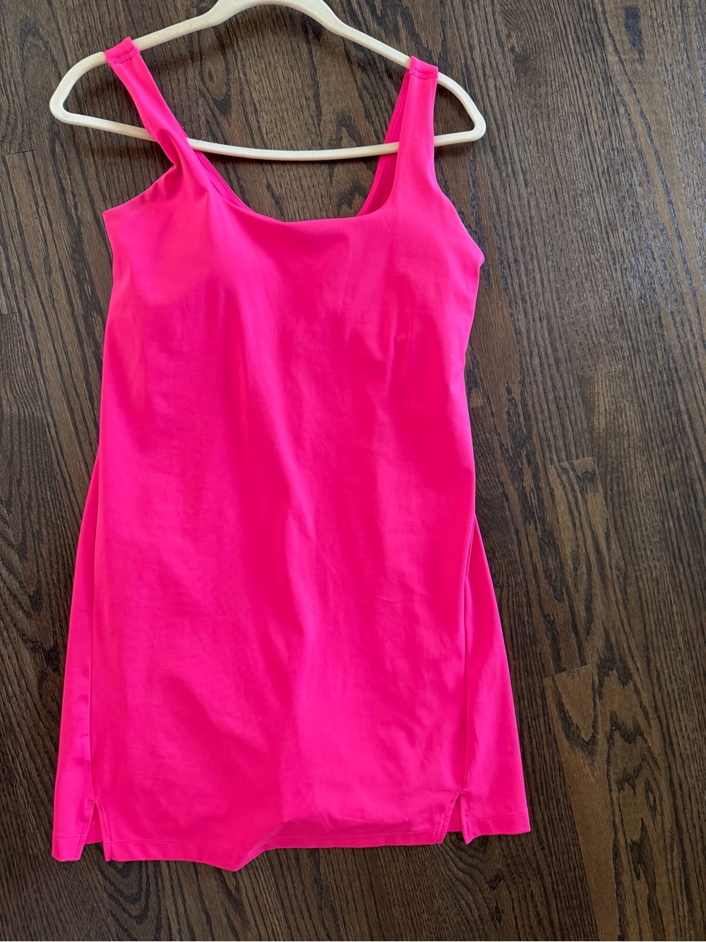 Hot Pink Sleeveless Shift Dress